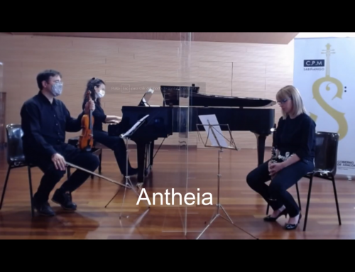 Interpretan «Antheia» en el Conservatorio Profesional de Música de Sabiñánigo